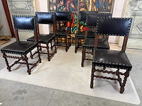 Barok kasteel fauteuils (6x) - afbeelding 1 van  3
