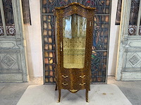 Barok vitrinekast 80 cm breed - afbeelding 3 van  4