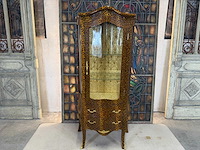 Barok vitrinekast 80 cm breed - afbeelding 4 van  4