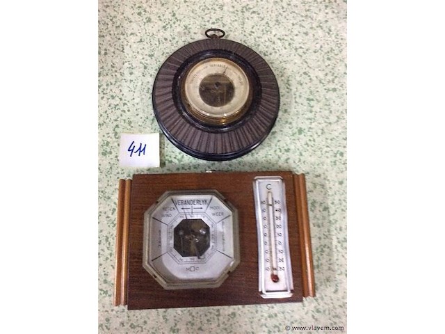 Barometers 2stuks - afbeelding 1 van  4