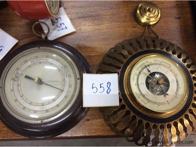Barometers 2stuks - afbeelding 1 van  3