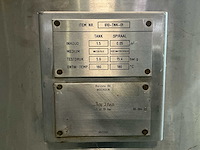 Barosta 610-tnk-01 rvs procestank met interne spiraal en pompunit - afbeelding 2 van  19