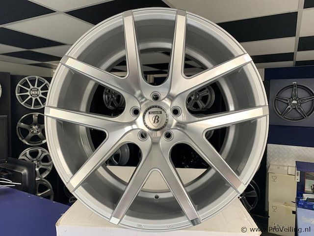 Barotelli st-2 aluminium velgenset - 5x112 8.5/9.5j et45 - afbeelding 1 van  1