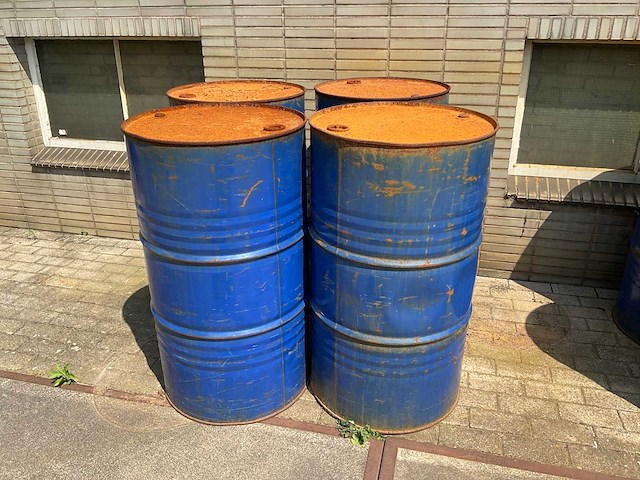 Barrel | 200 liter | leeg (4x) - afbeelding 1 van  3