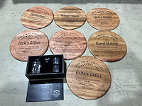 Barrel head x 7 en decanter set - afbeelding 1 van  7