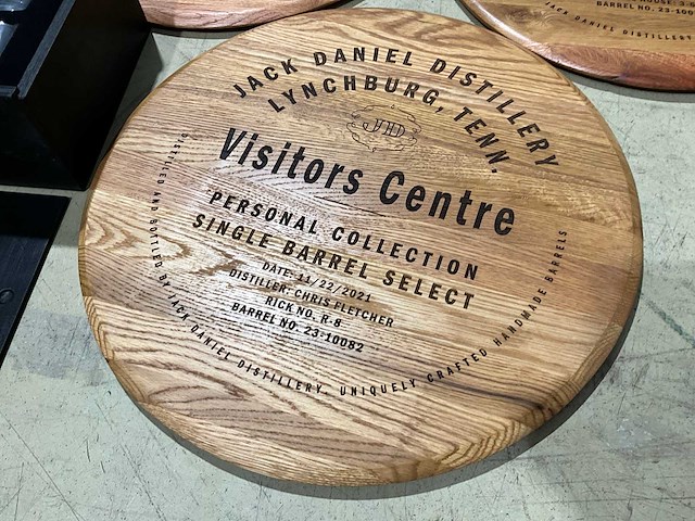 Barrel head x 7 en decanter set - afbeelding 3 van  7