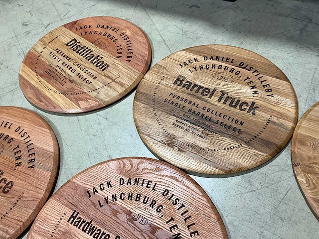 Barrel head x 7 en decanter set - afbeelding 6 van  7