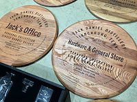 Barrel head x 7 en decanter set - afbeelding 7 van  7