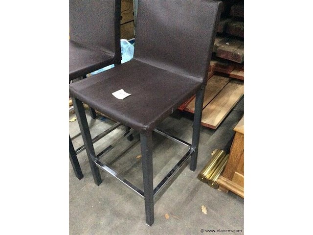 Barstoelen metaal 2stuks - afbeelding 2 van  2