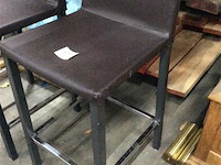 Barstoelen metaal 2stuks - afbeelding 2 van  2