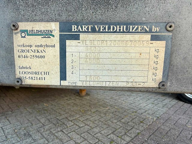 Bart veldhuizen - p33-2 oplegger - semi-trailer - 2002 - afbeelding 2 van  13