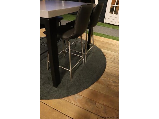 Bartafel (130x90x92cm) incl. 4 barstoelen - afbeelding 2 van  8