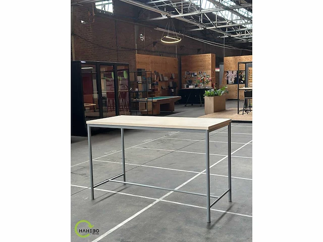 Bartafel 80 x 80 x 110 cm; bladdikte 4 cm (2x) - afbeelding 2 van  4