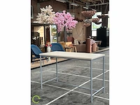 Bartafel 80 x 80 x 110 cm; bladdikte 4 cm (2x) - afbeelding 3 van  4