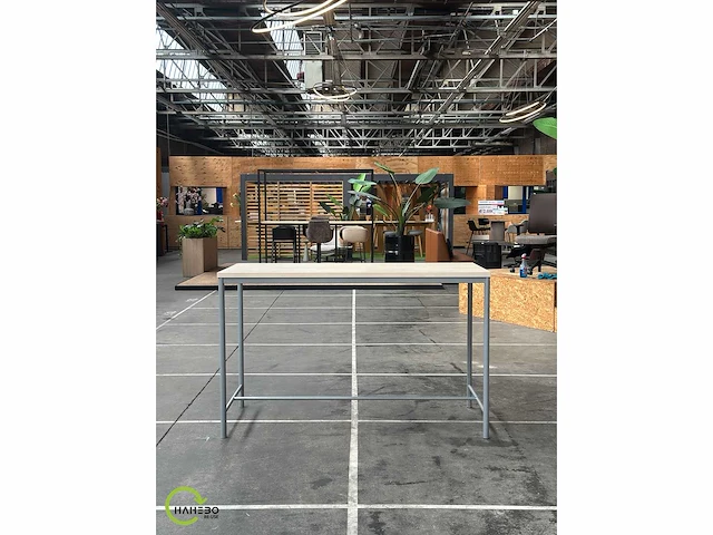 Bartafel 80 x 80 x 110 cm; bladdikte 4 cm - afbeelding 1 van  4