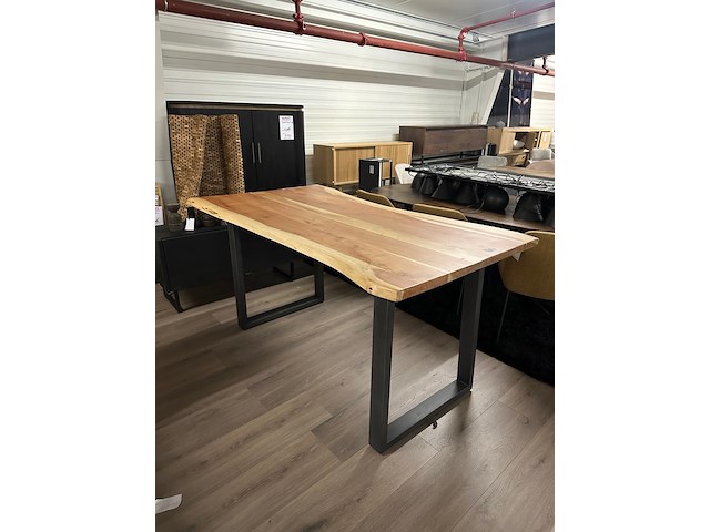 Bartafel acacia boomstam 180cm, naturel - afbeelding 1 van  6