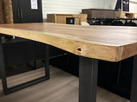 Bartafel acacia boomstam 180cm, naturel - afbeelding 2 van  6