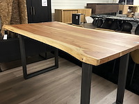 Bartafel acacia boomstam 180cm, naturel - afbeelding 3 van  6