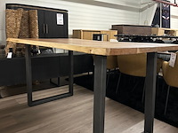 Bartafel acacia boomstam 180cm, naturel - afbeelding 4 van  6
