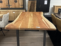 Bartafel acacia boomstam 180cm, naturel - afbeelding 5 van  6