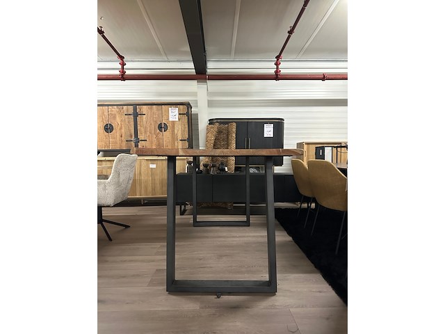 Bartafel acacia boomstam 180cm, naturel - afbeelding 6 van  6