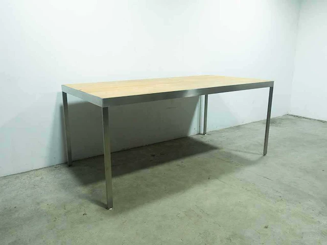 Bartafel hout en rvs - afbeelding 2 van  7
