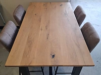 Bartafel met 4 krukken - afbeelding 3 van  7