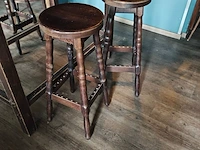 Bartafel met 4 krukken - afbeelding 2 van  2