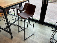 Bartafel met 4 stoelen (2x) - afbeelding 4 van  5