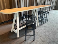 Bartafel met krukken (2x) - afbeelding 1 van  10