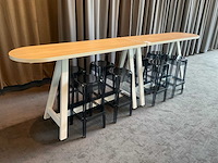 Bartafel met krukken (2x) - afbeelding 4 van  10