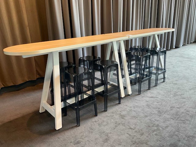 Bartafel met krukken (2x) - afbeelding 5 van  10