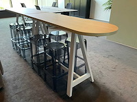 Bartafel met krukken (2x) - afbeelding 9 van  10