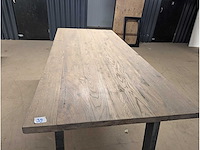 Bartafel oud eiken 220x100cm - afbeelding 2 van  2