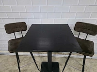 Bartafel set bestaande uit 1 tafel en 2 krukken - afbeelding 4 van  7