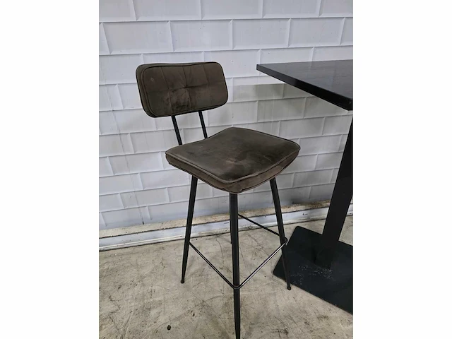 Bartafel set bestaande uit 1 tafel en 2 krukken - afbeelding 8 van  8