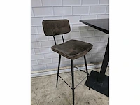 Bartafel set bestaande uit 1 tafel en 2 krukken - afbeelding 8 van  8