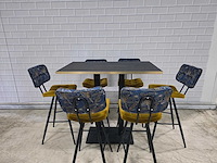 Bartafel set bestaande uit 1 tafel en 6 krukken - afbeelding 5 van  12