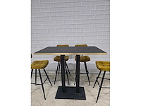 Bartafel set bestaande uit 1 tafel en 6 krukken - afbeelding 9 van  9