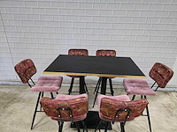 Bartafel set bestaande uit 1 tafel en 6 krukken - afbeelding 7 van  13
