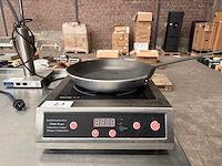 Bartscher - ik 35s - professionele inductiekookplaat 3500w met pan - afbeelding 1 van  8
