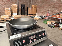 Bartscher - ik 35s - professionele inductiekookplaat 3500w met pan - afbeelding 3 van  8