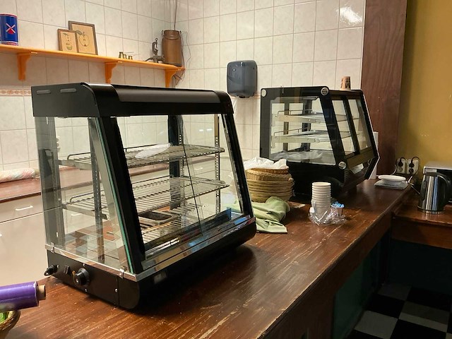 Bartscher / caterchef warmhoudvitrine (2x) - afbeelding 1 van  10