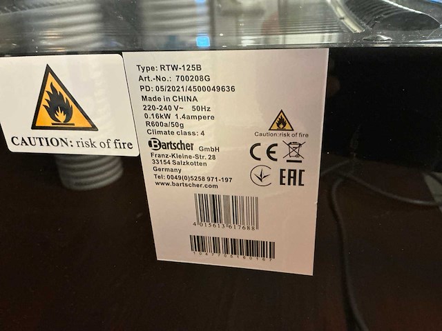 Bartscher / caterchef warmhoudvitrine (2x) - afbeelding 8 van  10