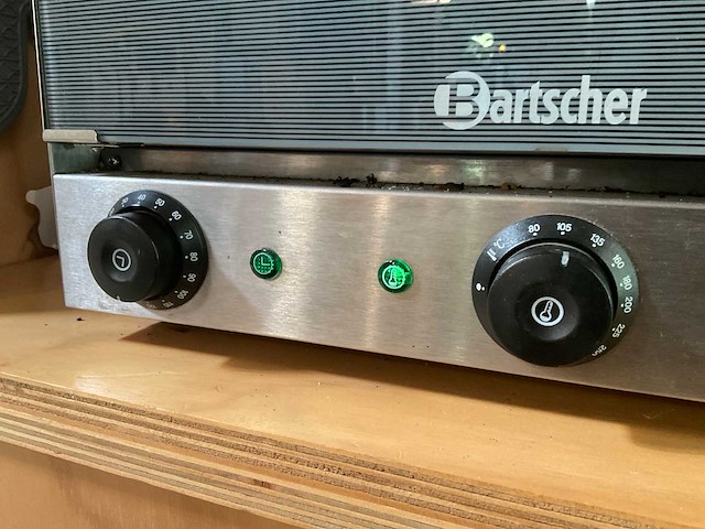 Bartscher yxd-1a-bq heteluchtoven (2x) - afbeelding 2 van  6