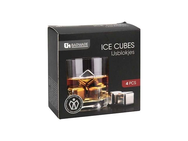 Barware rvs ijsblokjes (784x) - afbeelding 1 van  1