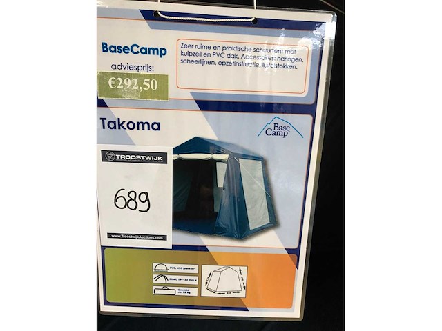 Base-camp takoma schuurtent - afbeelding 2 van  3