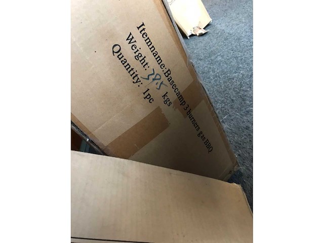 Basecamp 3 burners gas gasbarbecue - afbeelding 2 van  2