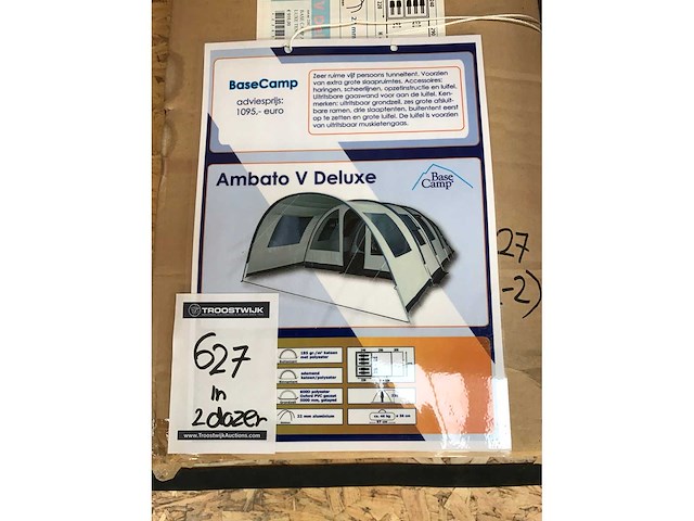 Basecamp ambato v deluxe tunneltent in 2 dozen - afbeelding 2 van  2