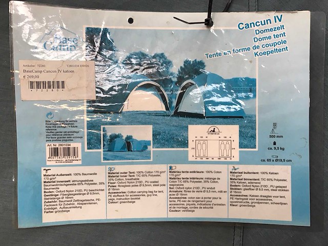 Basecamp cancun-4 kampeertent (2x) - afbeelding 4 van  4
